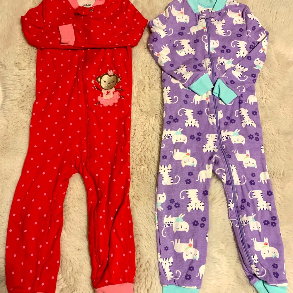 3T toddler footless onesies!